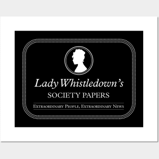 Lady Whistledown's Society Papers - Lady Whistledown of Bridgerton Posters and Art